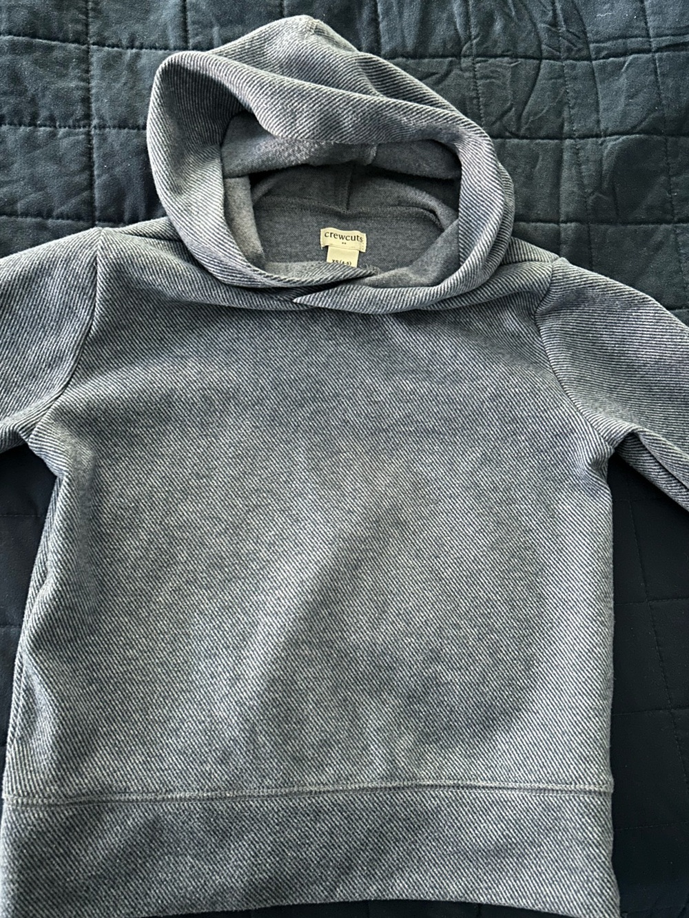 4-5t Crewcuts Gray Textured Sweatshirt